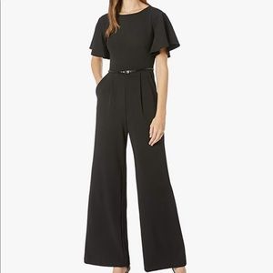 Calvin Klein Women's Belted Jumpsuit